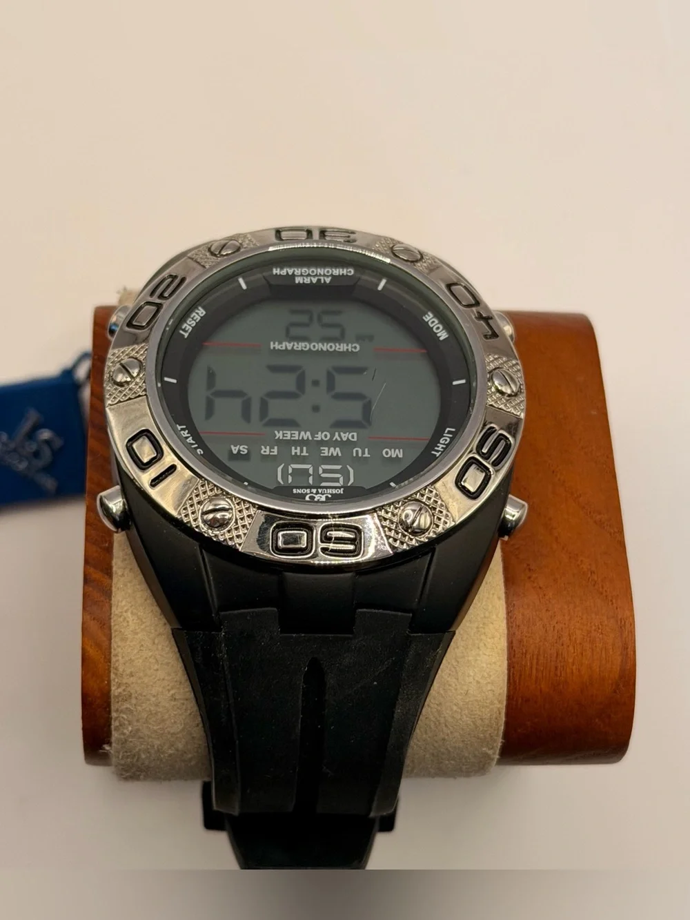Joshua & Sons JS66GY Quartz‎ Digital Watch, with Tags, 262$